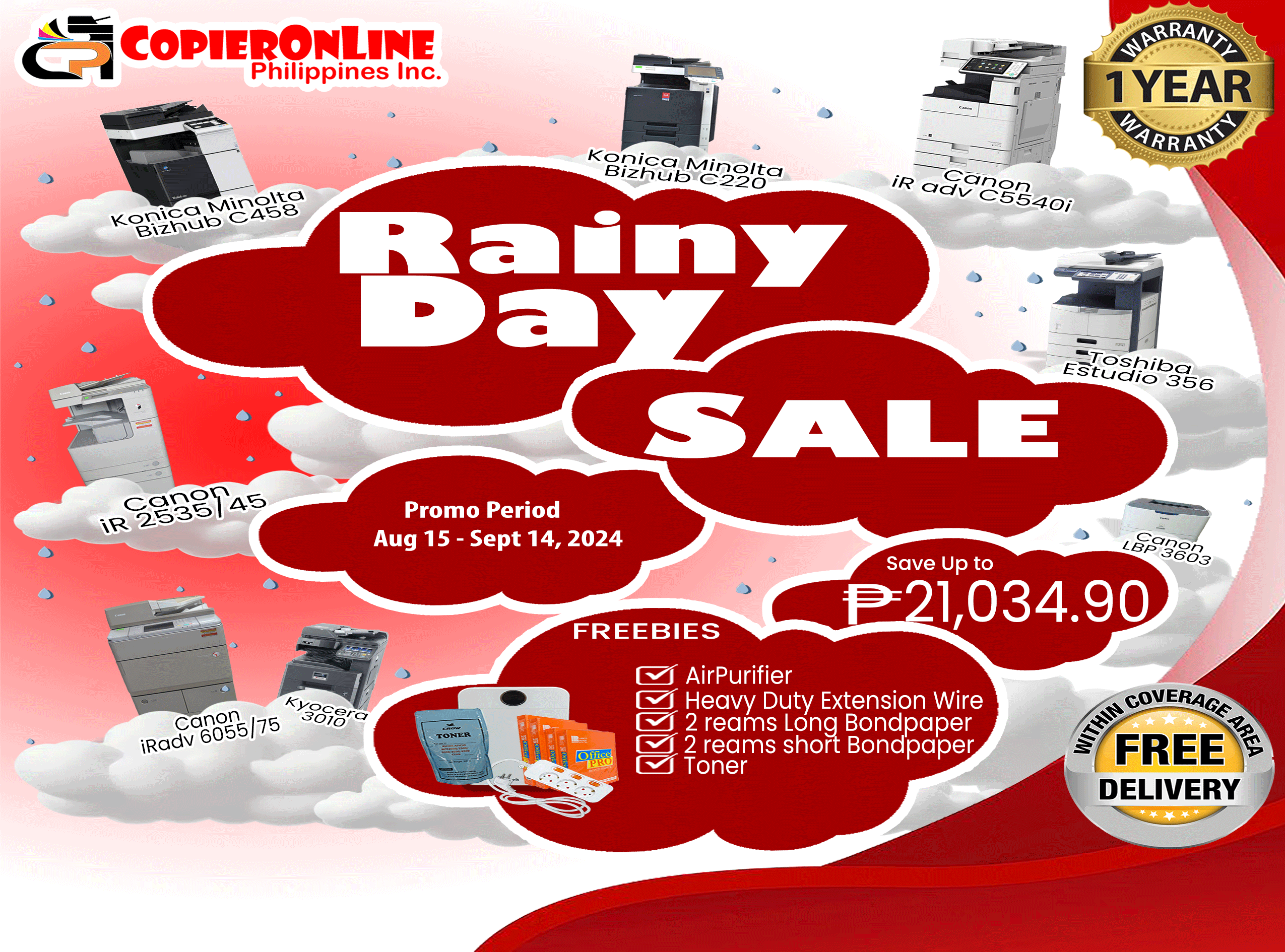 Rainy Day Sale